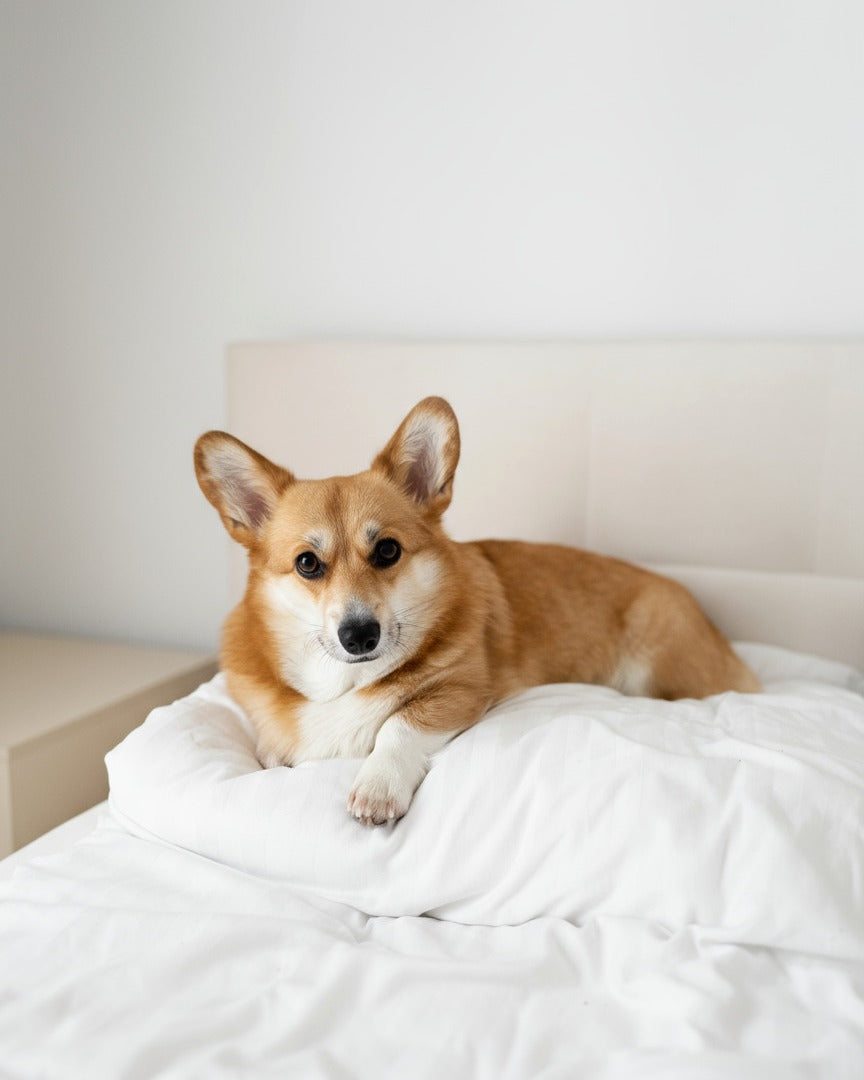 Verba candles for a pet-friendly home interior.