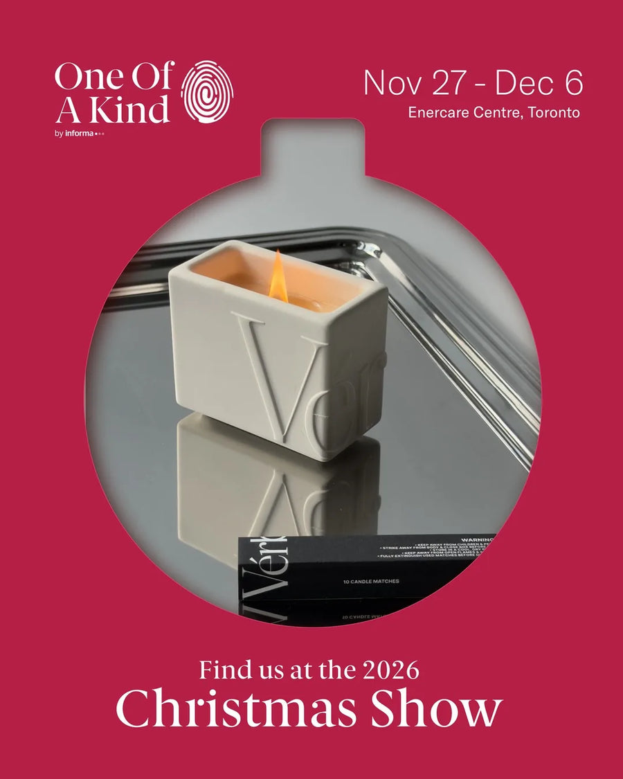Find Vérba at the One of a Kind Christmas Show 2026 in Toronto