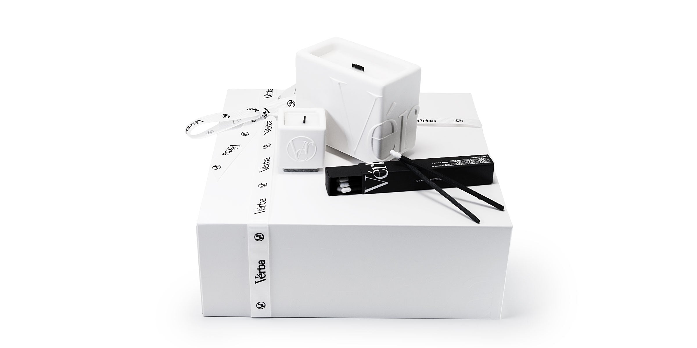 Verba niche scented candles — lifestyle photography