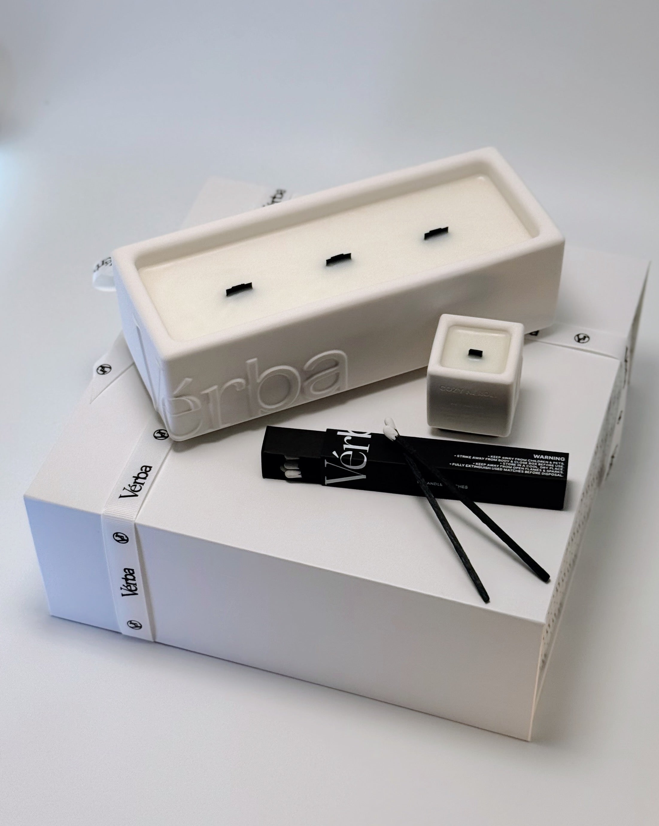 Gift-ready candle in premium box – Verba Toronto