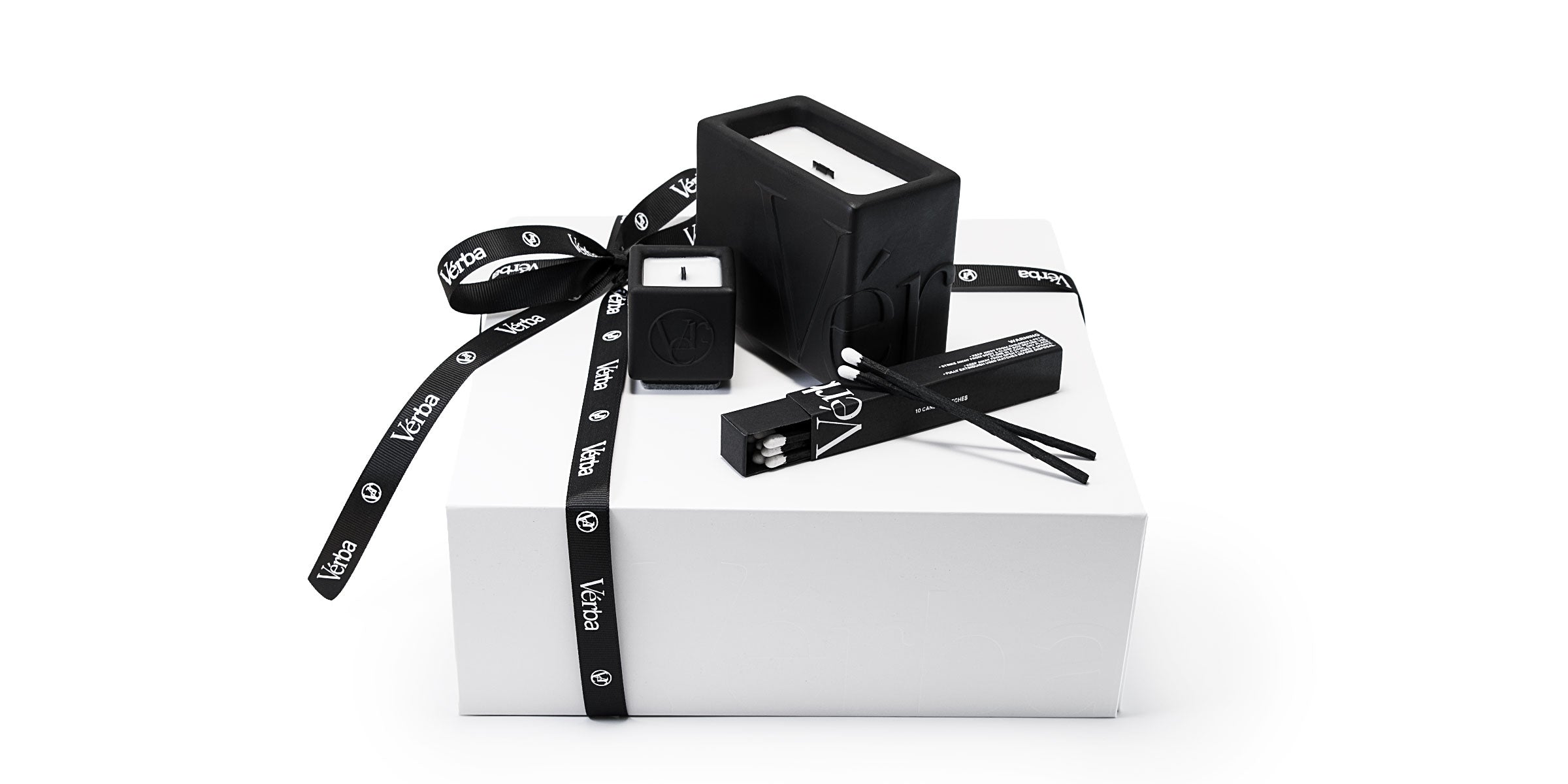 Verba niche scented candles — lifestyle photography